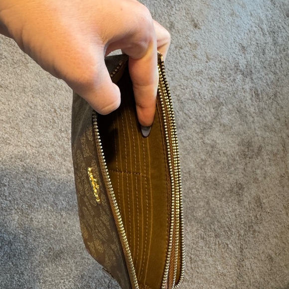 Coach Tan Signature Clutch - Picture 2 of 2